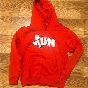 Red Graphic Hoodie